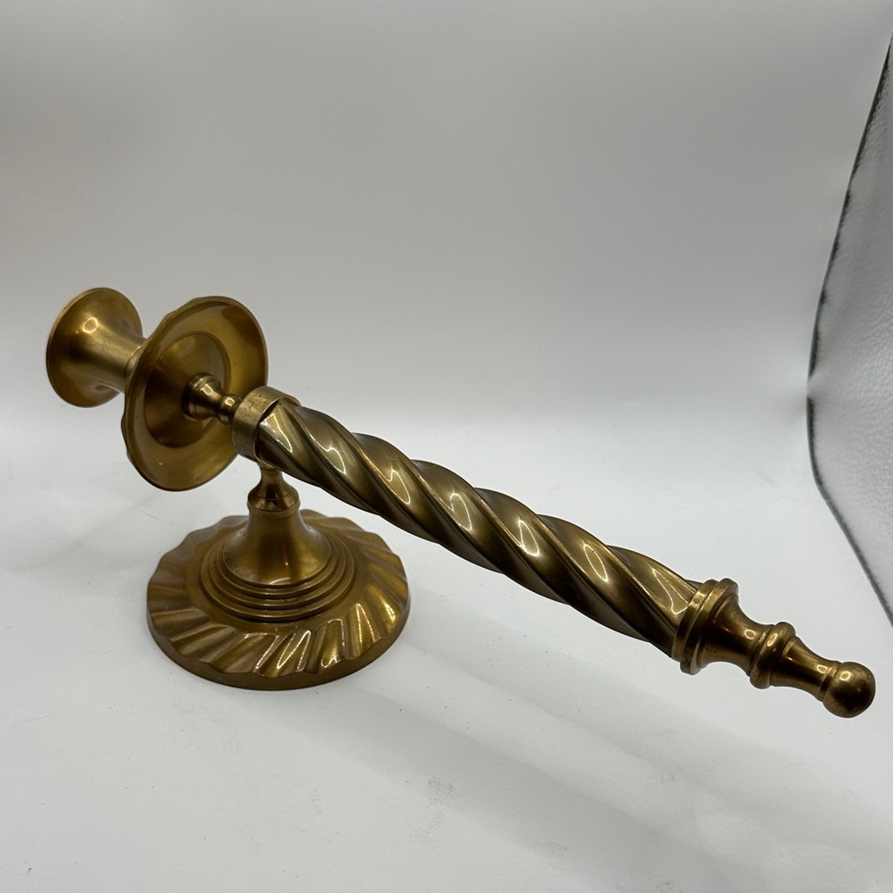 Vintage Brass Wall Candle Holder